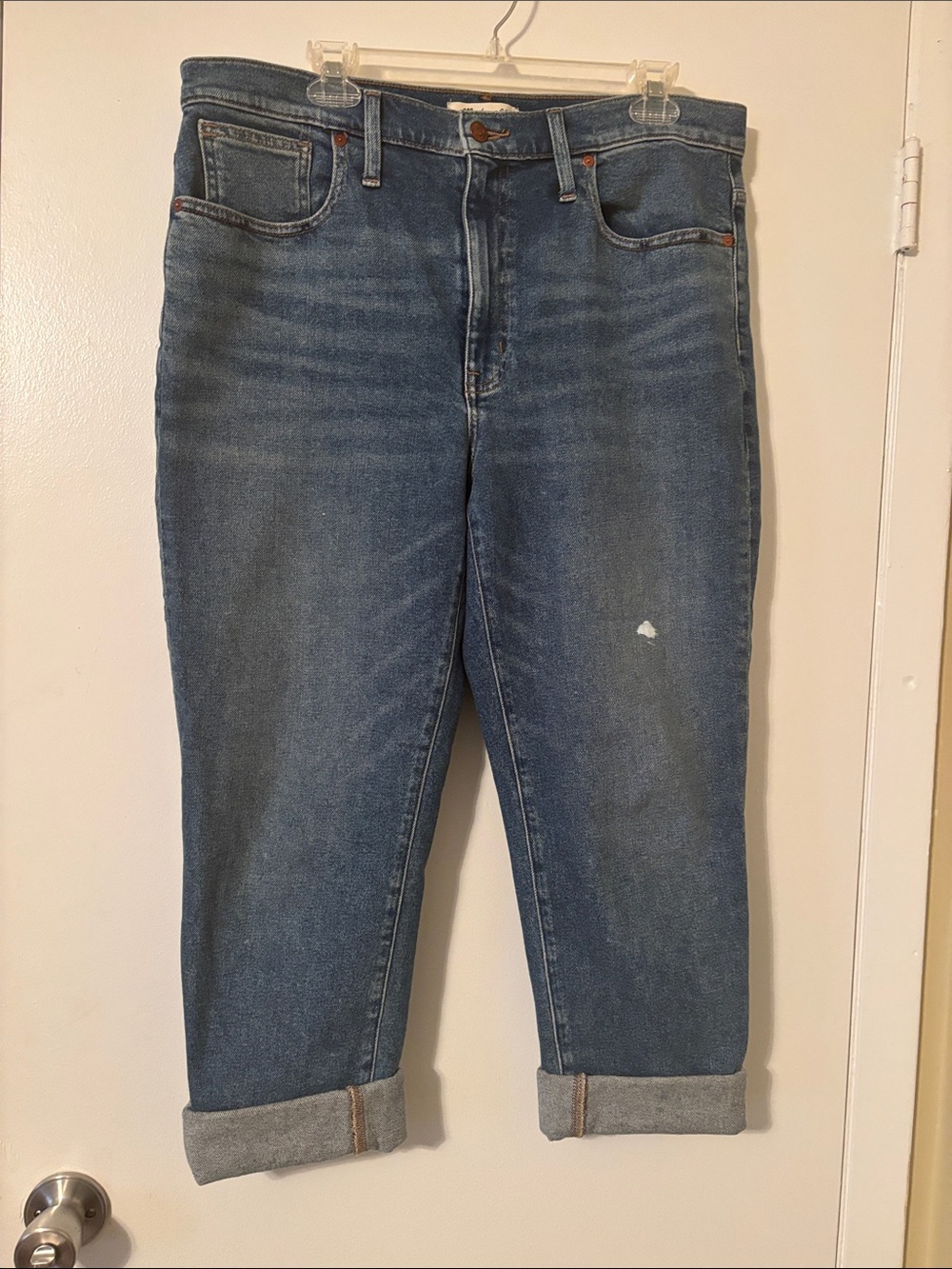 Madewell Roadtripper Slim Boy Jeans in Medium Blue Wash